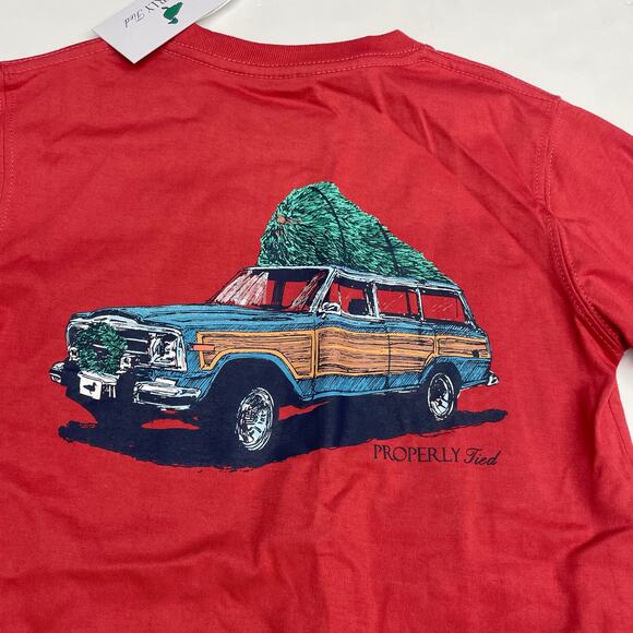 NWT Properly Tied Size 7 Holiday Run LS Cabernet - Picture 3 of 3